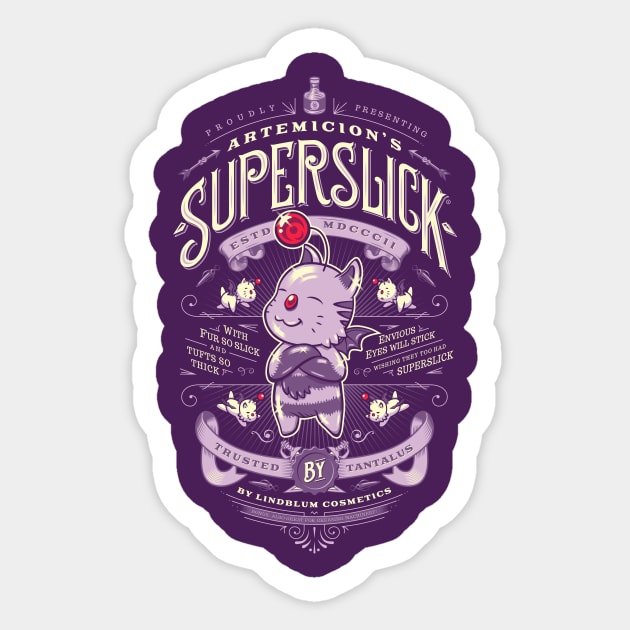 Superslick Sticker by Hyperlixir